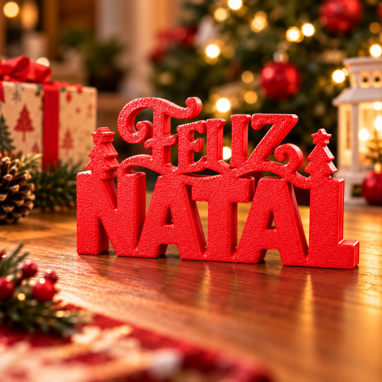 Frase Decorativa Feliz Natal